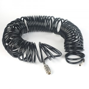 PATRIOT Шланг спиральный PU 20 - 6x8 мм, материал - полиамид, соединение - быстросъем.,830901050