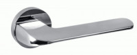 Ручка дверная компл.круг.основ. РЕНЦ Мерано хром блестящий INDH 319-06 CP