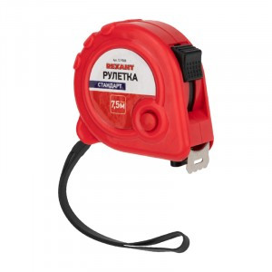REXANT Рулетка измерительная Стандарт, 7,5м х 25мм 12-9008