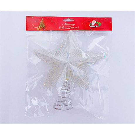 Макушка JT25-A2265 Звезда 23см Белая (200)