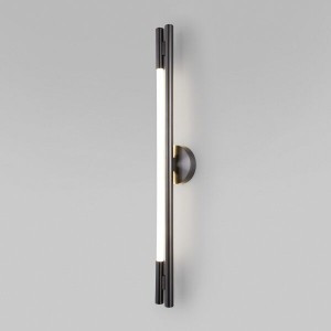 Eurosvet Бра 9W 4000K 573lm 114x60x800 серый/металл IP20 50265 LED Умный дом титан a064970