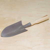 Совок посадочный большой (0,8 мм) деревянная ручка