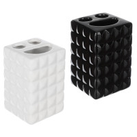 VETTA Стакан для зубных щеток и пасты "Грани будущего", керамика, 2 цвета