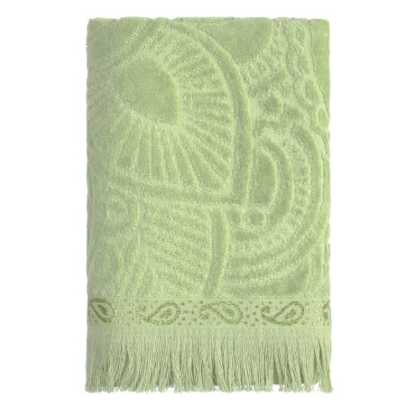 PROVANCE Эвкалипт Полотенце махровое, 100% хлопок, 50х90см, 450гр/м, зеленый