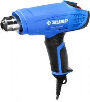 ЗУБР &quot;ПРОФЕССИОНАЛ&quot;. Фен технический, керамич изолят, 80-550град, 350/500л/мин, кейс, 1800Вт