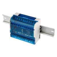 REXANT Шина на DIN-рейку в корпусе (кросс-модуль) 4х11, инд.шк 11-2304-11