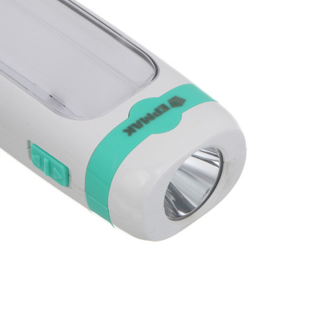 Фонарь-светильник тм ЕРМАК, LED, 2 режима, 1200мАч, пластик, 130х50х37 мм, тип питания 220 В