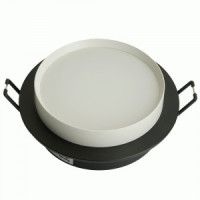 Feron cв-к встр. под лампу GX53, черный/белый, круг 110х40мм DL507 51352