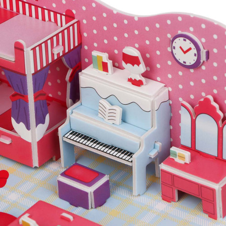 ХОББИХИТ Набор для творчества "Комната", EPS, бумага, 21х14,5см, 4 дизайна