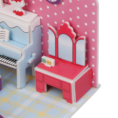 ХОББИХИТ Набор для творчества "Комната", EPS, бумага, 21х14,5см, 4 дизайна