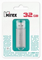 Флэш-диск USB 32 ГБ  Mirex UNIT SILVER 32GB (ecopack)