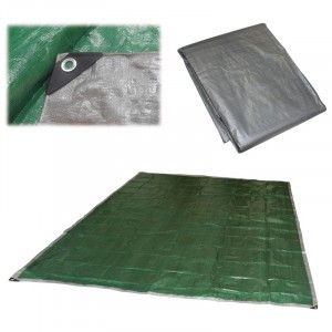 Тент хоз. универс. Ecos T-3*5 (плотн.100г/м2) зелен. р-р: 3*5м, ПЭ люверсы 999085