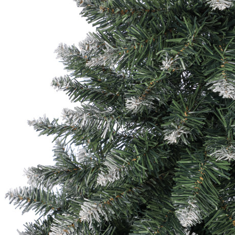 Ель искусственная "Европейская большая" 140 см с белоснежными кончиками, 280 веток, ПВХ