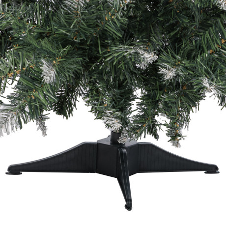 Ель искусственная "Европейская большая" 140 см с белоснежными кончиками, 280 веток, ПВХ