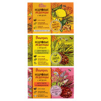 Леденцы кедровые с медом &quot;Радоград&quot;, в ассортименте, блистер, 6 шт.