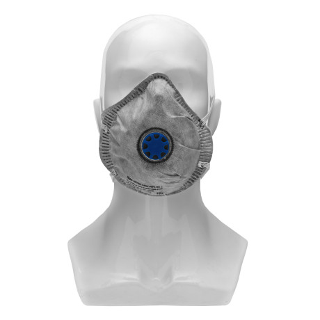Полумаска фильтрующая формованная,модель "Исток",с угольным слоем,с клапаном выдоха FFP1 NR