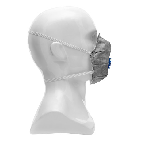 Полумаска фильтрующая формованная,модель "Исток",с угольным слоем,с клапаном выдоха FFP1 NR