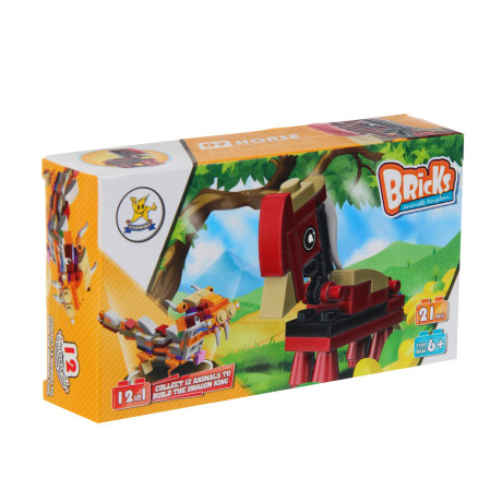 ИГРОЛЕНД Конструктор "Зодиак" 12 в 1, 12,5х3,5х7,5 см, ABS, 12 видов