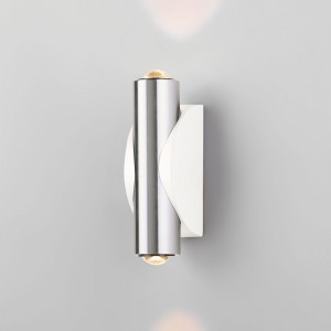 Elektrostandard св-к св/д бра Steel 40109/LED 3W 160lm 4000K 4K 44х36х127 белый/сталь a055628