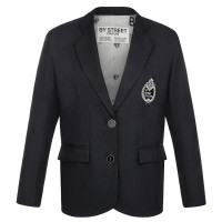 Пиджак со стразами, унисекс, черный, разм.M