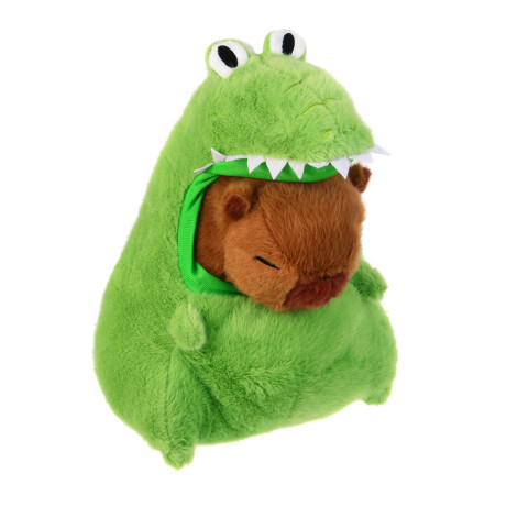 ИГРОЛЕНД Игрушка мягкая "Капибара в акуле", 30 см, полиэстер, 2 вида