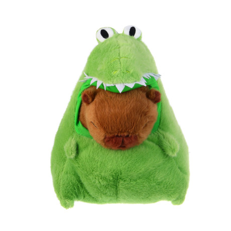 ИГРОЛЕНД Игрушка мягкая "Капибара в акуле", 30 см, полиэстер, 2 вида