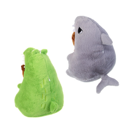 ИГРОЛЕНД Игрушка мягкая "Капибара в акуле", 30 см, полиэстер, 2 вида