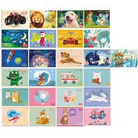 Альбом для рисования A4 20л., офсет 110г/м2, скрепка, в ассортименте