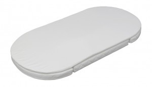 Овальный детский матрас Polini kids Волшебные сны Перышко 119х60х7, микрофибра (мест 1)