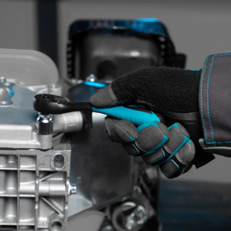 Ключ-трещотка 1/4", CrV, 72 зуба, с быстрым сбросом Gross