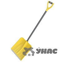 Лопата снег пластик Эксперт Варяг в сборе 9263-00