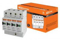 TDM ОПС1-C разрядник 4P In=20kA Un=400B Im=40kA SQ0201-0008