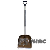 Лопата снеговая пласт в сборе с планкой №3   400х380 d-35мм