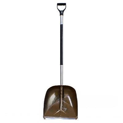 Лопата снеговая пласт в сборе с планкой №3   400х380 d-35мм