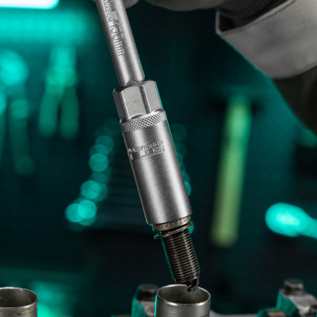 Набор торцевых головок с трещоткой, 1/4"и 3/8", 44 предмета Stels