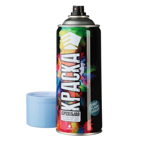 ЕРМАК Краска аэрозоль, 400 мл, фиолетовый металлик