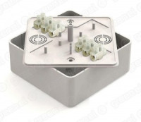 GREENEL Коробка распред. ОУ под кабель-канал100х100х44мм с клеммн. IP40, БЕЛЫЙ (25шт) GE41222-01