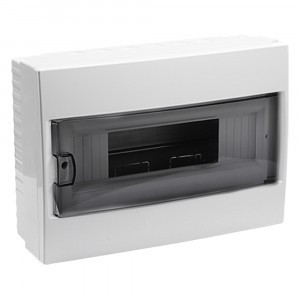 Bylectrica бокс (корпус) пластик ЩРН-П-12 мод. навесной с дверцей, опломбировка, IP20 (КНО-12ДБ)