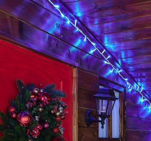 Гирлянда-нить ул. ULD-S1000-120/DWA 5W 120LED синий 10м, 8реж. IP67 Uniel