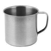 РУССО ТУРИСТО Кружка туристическая, 0,26л., 10x8,5см, 410-я нерж.сталь