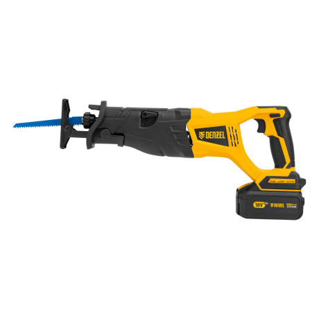 Пила сабельная аккумуляторная бесщет BRC-120, 18В Li-Ion Denzel