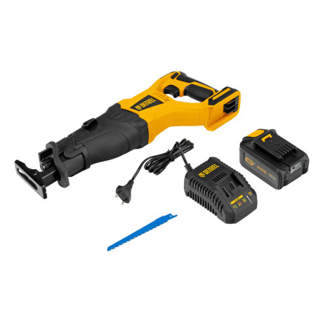 Пила сабельная аккумуляторная бесщет BRC-120, 18В Li-Ion Denzel