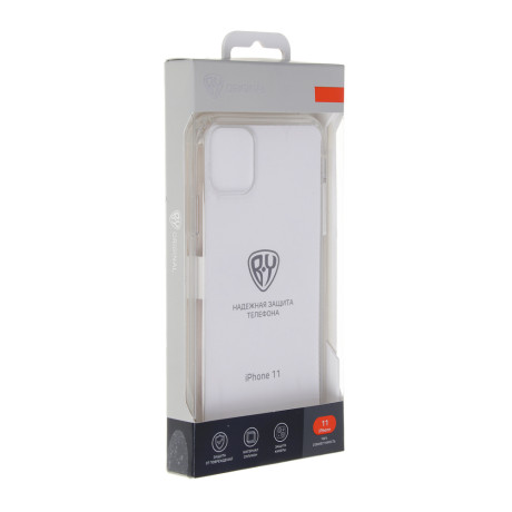 BY Чехол для смартфона Прозрачный, iP - 11, прозрачный, силикон