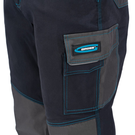 Брюки профессиональные рабочие, 97% хлопок 3% спандекс, XXL Gross