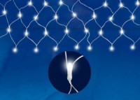 Гирлянда-сетка ULD-N1815-180/DTA WHITE 8W 180LED белый 1.8x1.5м  8реж. пров.прозр. IP20, Uniel