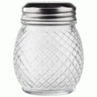 Солонка/перечница SPEZIA 150мл, 6,9*6,9*8,8см, нерж.сталь/стекло 109042 Mallony