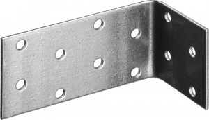 Крепежный угол ЗУБР "МАСТЕР" анкерный, 40х80х40мм, 1шт