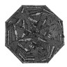 Зонт универсальный, автомат, металл, пластик, эпонж, d96см, 8 спиц, 4 цвета, А2024-2