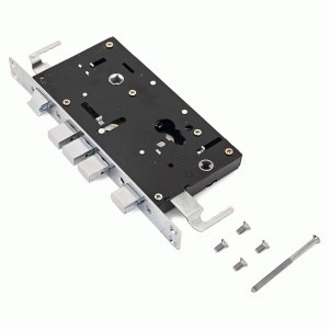 АЛЛЮР ЗВ1-09АТМ-L лев автомат для кит.металл.дверей прямоуг риг без ц/м.б/о Замок врезной б/руч (20)