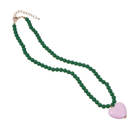 Ожерелье с кулоном, бижутерия, сплав, БЖ-28